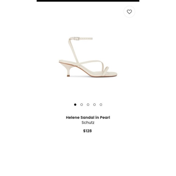 SCHUTZ Helene Kitten Heel in Deluxe Nappa Pearl - Picture 3 of 10